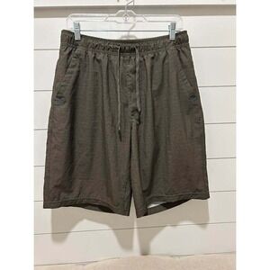 Prana Breathe Mens Brown Recycled Stretch Active Hiking Shorts Size L RN124977